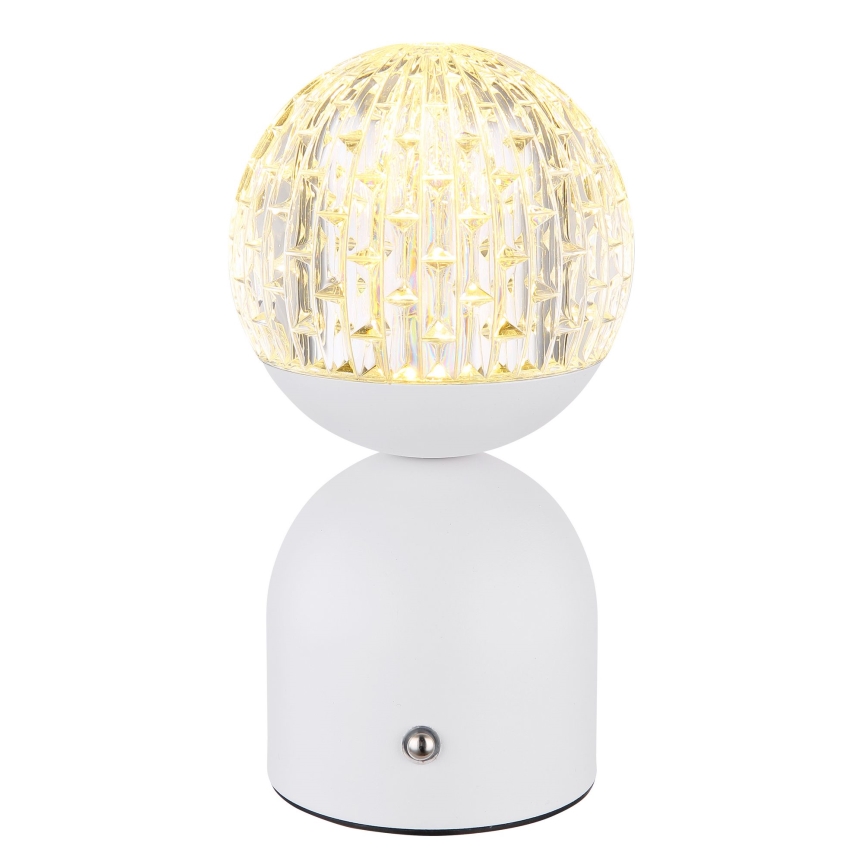 Globo - LED bordlampe m. touch-funktion dæmpbar LED/2W/5V 2700/4000/65000K 1800 mAh hvid
