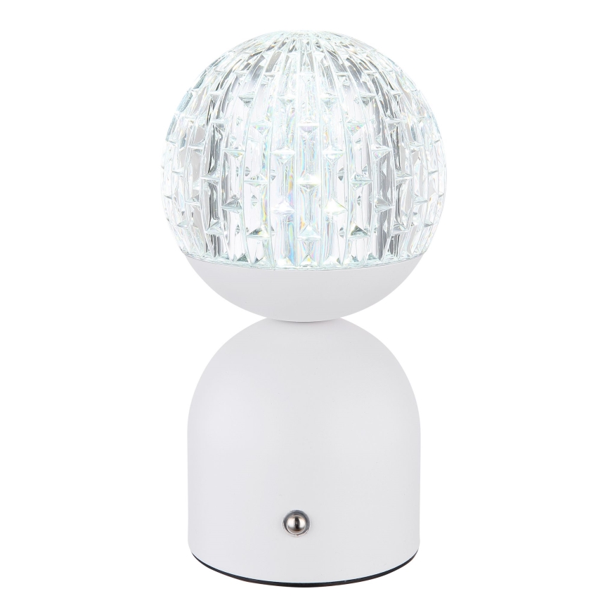 Globo - LED bordlampe m. touch-funktion dæmpbar LED/2W/5V 2700/4000/65000K 1800 mAh hvid
