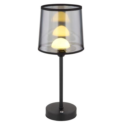 Globo - Genopladelig LED bordlampe m. touch-funktion dæmpbar LED/2,5W/3,7V 2700/4000/6500K 1800 mAh sort
