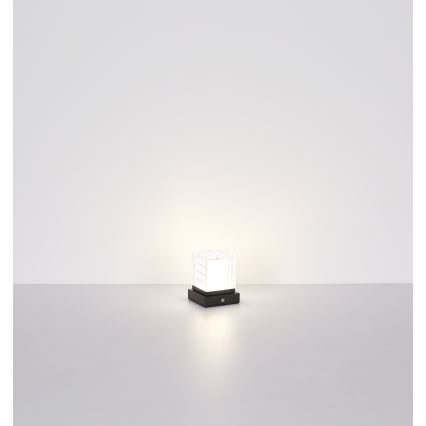Globo - LED bordlampe m. touch-funktion dæmpbar LED/2,5W/3,7V 2700K/4000K/6500K 1800 mAh USB sort