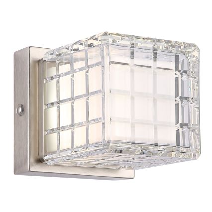 Globo - LED bordlampe m. touch-funktion dæmpbar LED/2,5W/3,7V 2700K/4000K/6500K 1800 mAh USB mat krom