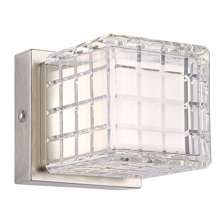 Globo - LED bordlampe m. touch-funktion dæmpbar LED/2,5W/3,7V 2700K/4000K/6500K 1800 mAh USB mat krom