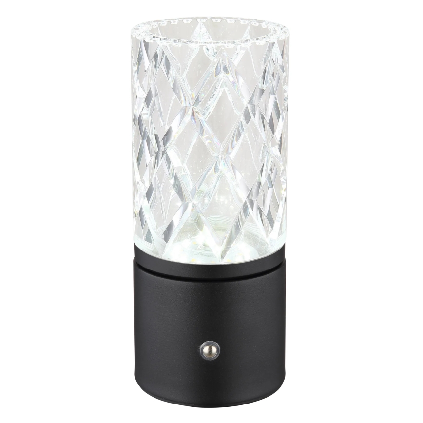 Globo - LED bordlampe m. touch-funktion dæmpbar LED/2,5W/3,7V 2700K/4000K/6500K 1800 mAh USB sort
