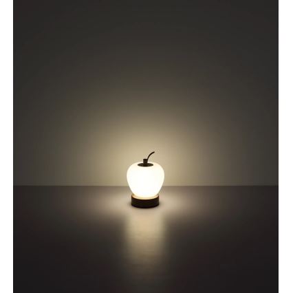 Globo - LED bordlampe m. touch-funktion dæmpbar LED/2W/3,7V 2700K/4000K/6500K 1200 mAh USB brun