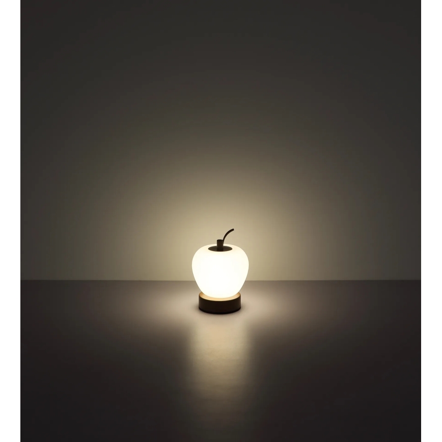 Globo - LED bordlampe m. touch-funktion dæmpbar LED/2W/3,7V 2700K/4000K/6500K 1200 mAh USB brun