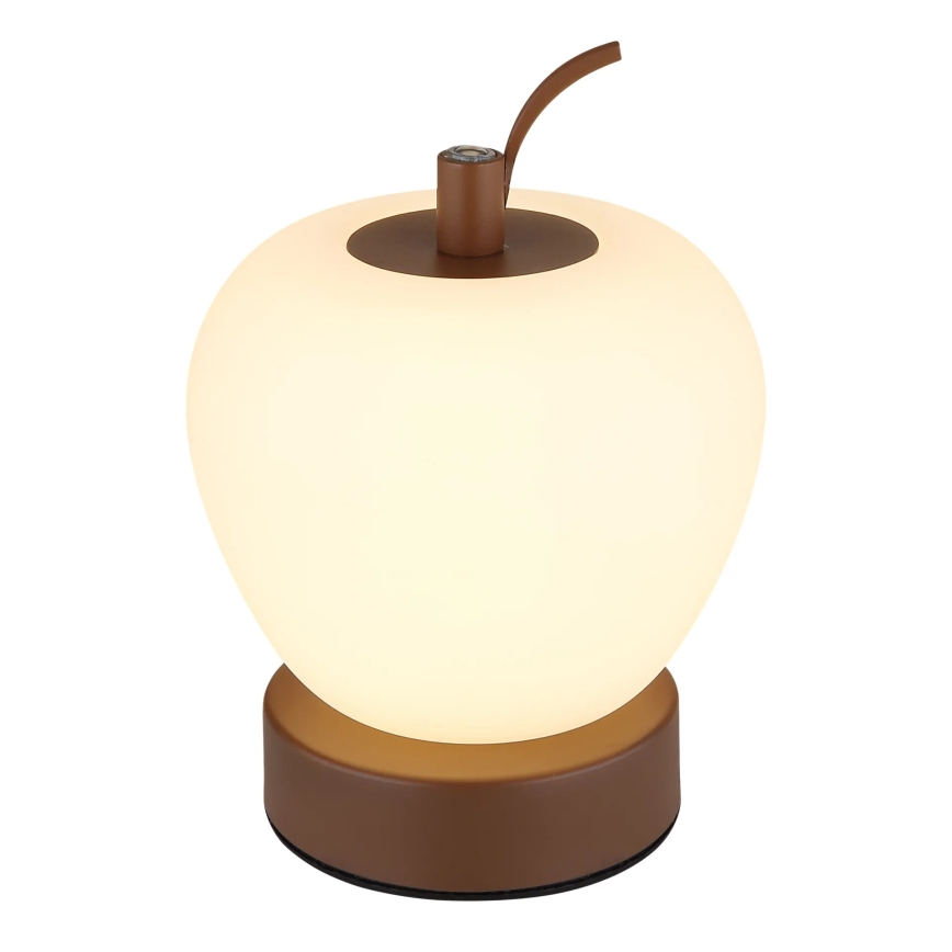 Globo - LED bordlampe m. touch-funktion dæmpbar LED/2W/3,7V 2700K/4000K/6500K 1200 mAh USB brun