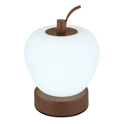 Globo - LED bordlampe m. touch-funktion dæmpbar LED/2W/3,7V 2700K/4000K/6500K 1200 mAh USB brun