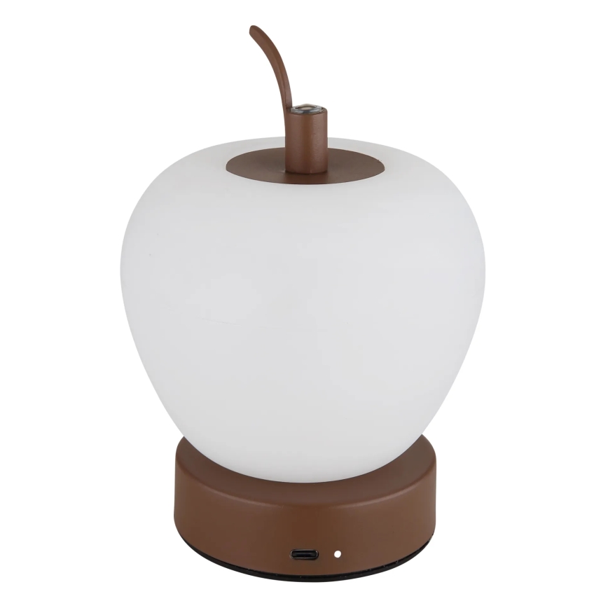 Globo - LED bordlampe m. touch-funktion dæmpbar LED/2W/3,7V 2700K/4000K/6500K 1200 mAh USB brun