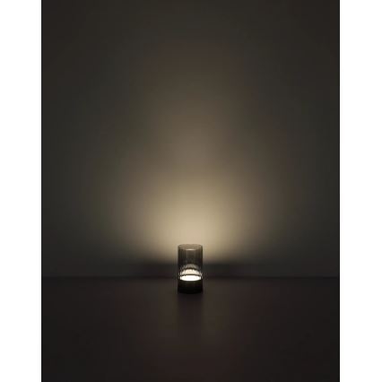 Globo - LED Udendørs dæmpbar genopladelig touch-funktion bordlampe LED/2W/3,7V 2700/4000/6500K 1200mAh IP44 grå