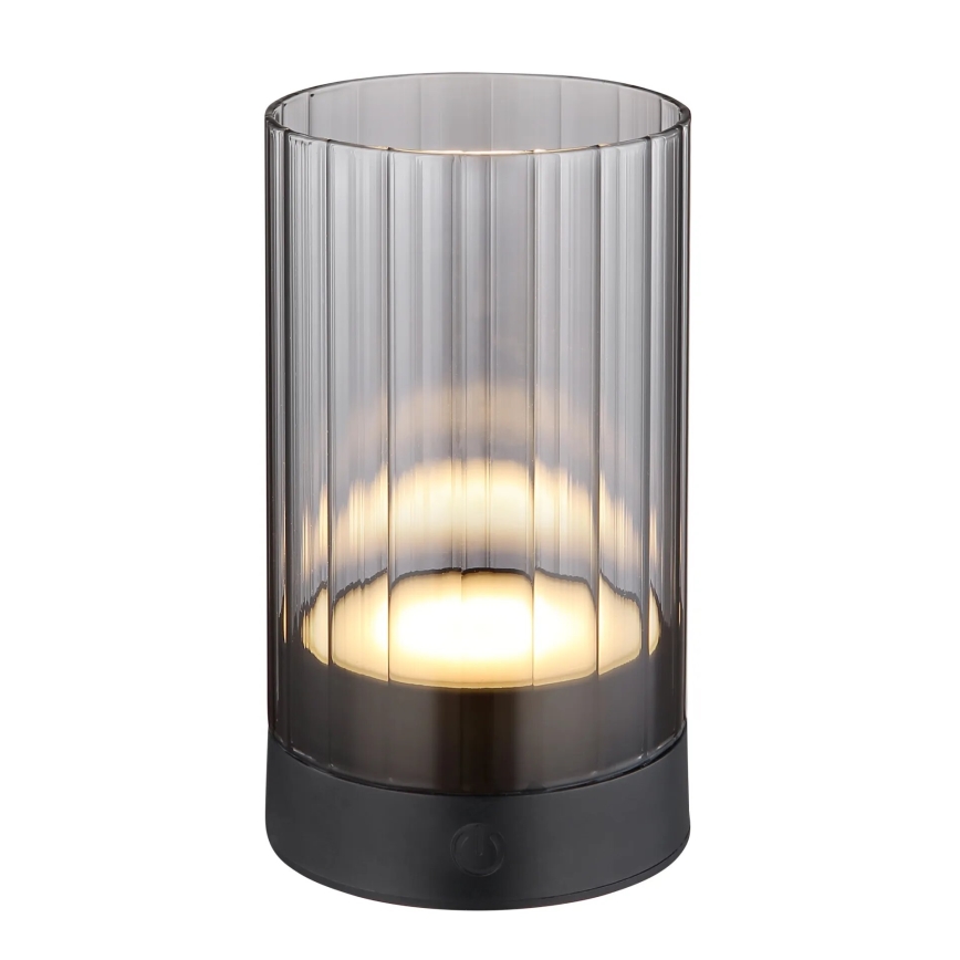 Globo - LED Udendørs dæmpbar genopladelig touch-funktion bordlampe LED/2W/3,7V 2700/4000/6500K 1200mAh IP44 grå