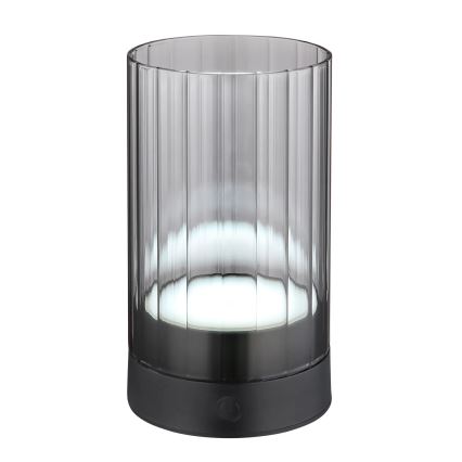 Globo - LED Udendørs dæmpbar genopladelig touch-funktion bordlampe LED/2W/3,7V 2700/4000/6500K 1200mAh IP44 grå