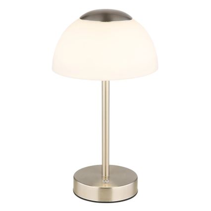 Globo - LED Bordlampe dæmpbar og genopladelig LED/2,5W/5V 1800mAh 2700K/4000K/6500K mat krom