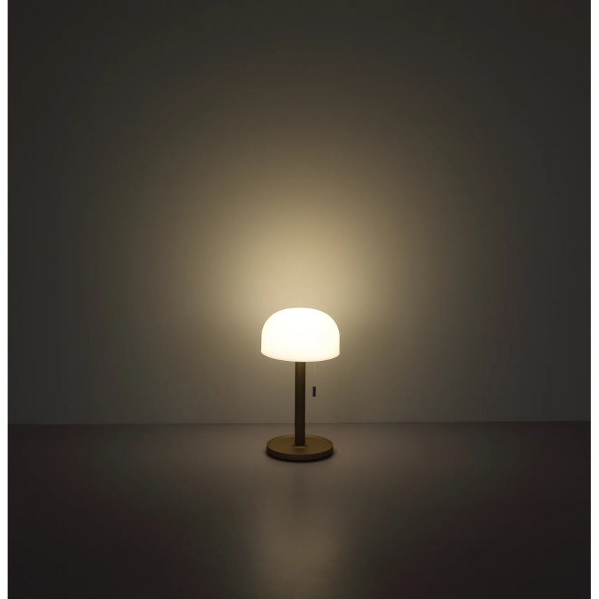 Globo - LED Genopladelig bordlampe LED/1,5W/3,7V 3000/4200/6000K 1800mAh brun