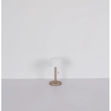 Globo - LED Genopladelig bordlampe LED/1,5W/3,7V 3000/4200/6000K 1800mAh brun