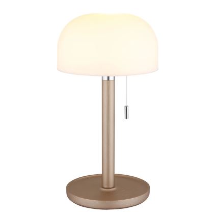 Globo - LED Genopladelig bordlampe LED/1,5W/3,7V 3000/4200/6000K 1800mAh brun