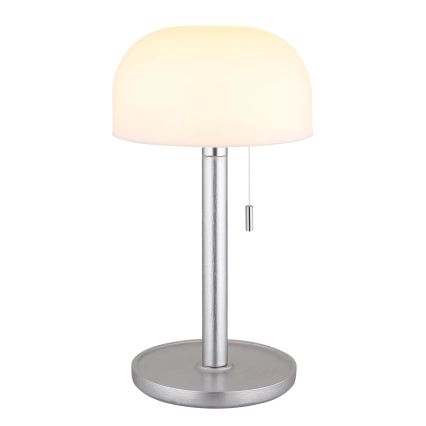 Globo - LED Genopladelig bordlampe LED/1,5W/3,7V 3000/4200/6000K 1800mAh sølvfarvet