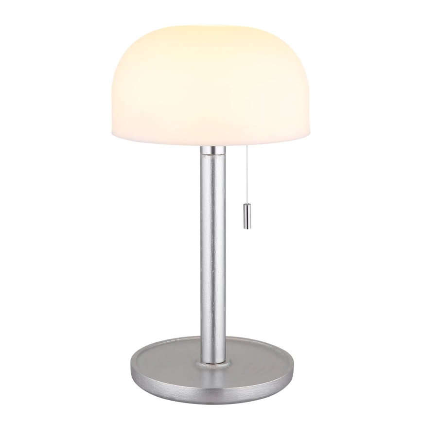 Globo - LED Genopladelig bordlampe LED/1,5W/3,7V 3000/4200/6000K 1800mAh sølvfarvet