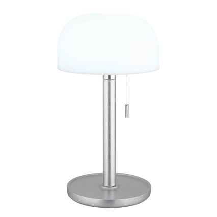 Globo - LED Genopladelig bordlampe LED/1,5W/3,7V 3000/4200/6000K 1800mAh sølvfarvet