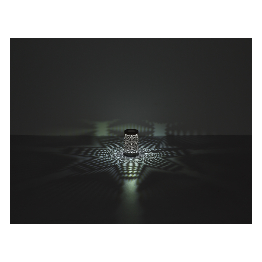 Globo - LED bordlampe m. RGB-farver og touch-funktion genopladelig LED/1W/5V 500 mAh brun