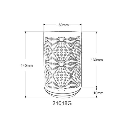 Globo - LED RGB Touch genopladelig bordlampe LED/1W/5V 500 mAh grå
