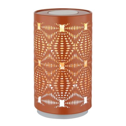 Globo - LED bordlampe m. RGB-farver og touch-funktion genopladelig LED/1W/5V 500 mAh kobber
