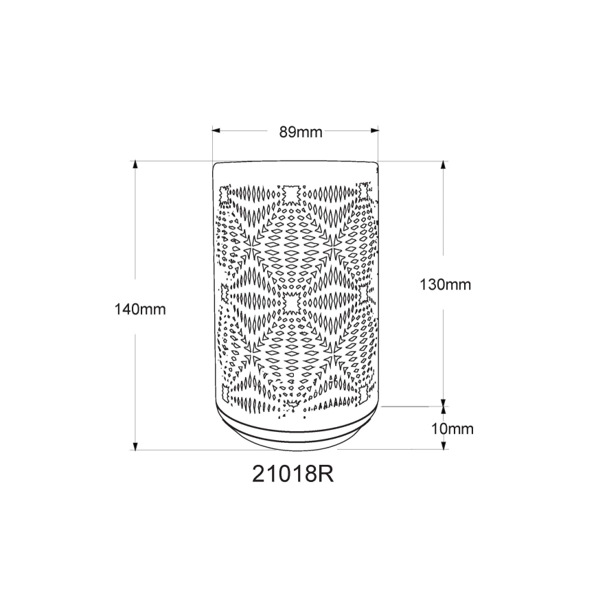 Globo - LED RGB Touch genopladelig bordlampe LED/1W/5V 500 mAh kobberfarvet