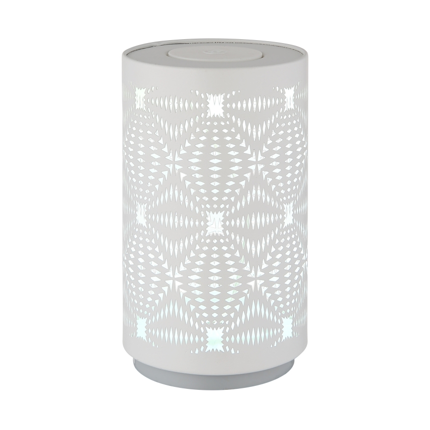 Globo - LED bordlampe m. RGB-farver og touch-funktion genopladelig LED/1W/5V 500 mAh hvid