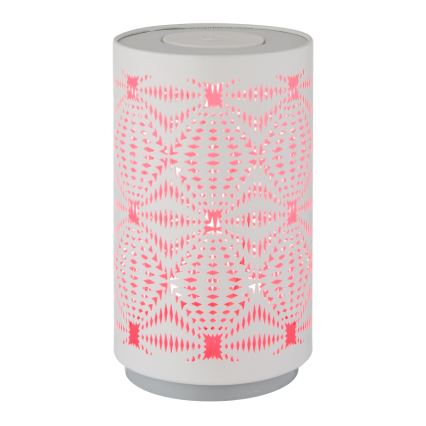 Globo - LED bordlampe m. RGB-farver og touch-funktion genopladelig LED/1W/5V 500 mAh hvid