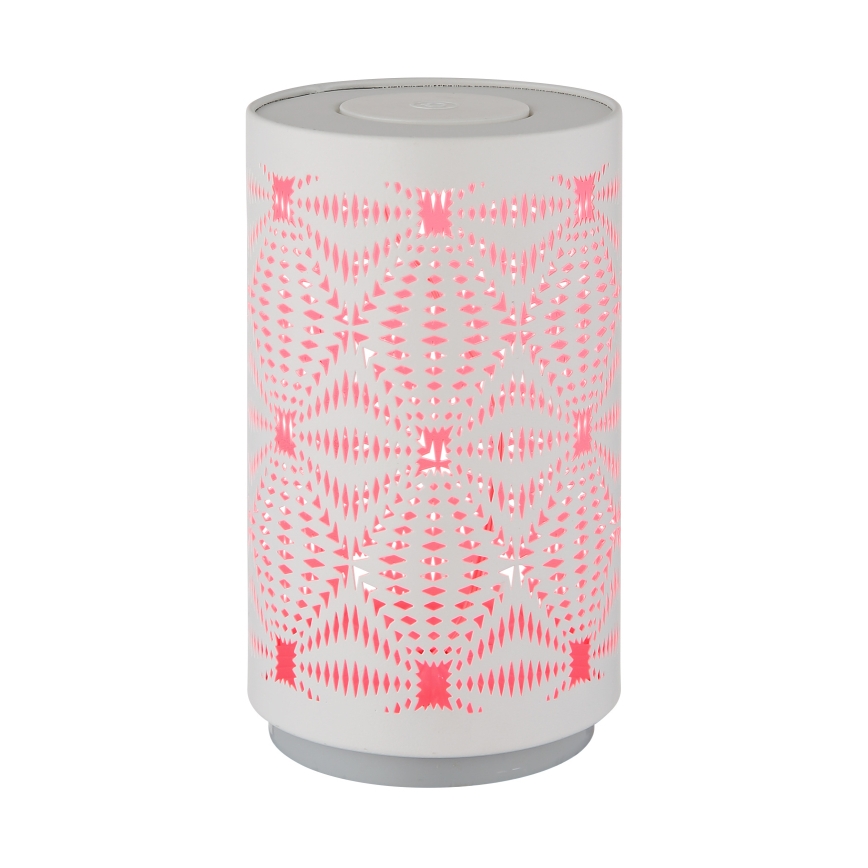 Globo - LED bordlampe m. RGB-farver og touch-funktion genopladelig LED/1W/5V 500 mAh hvid