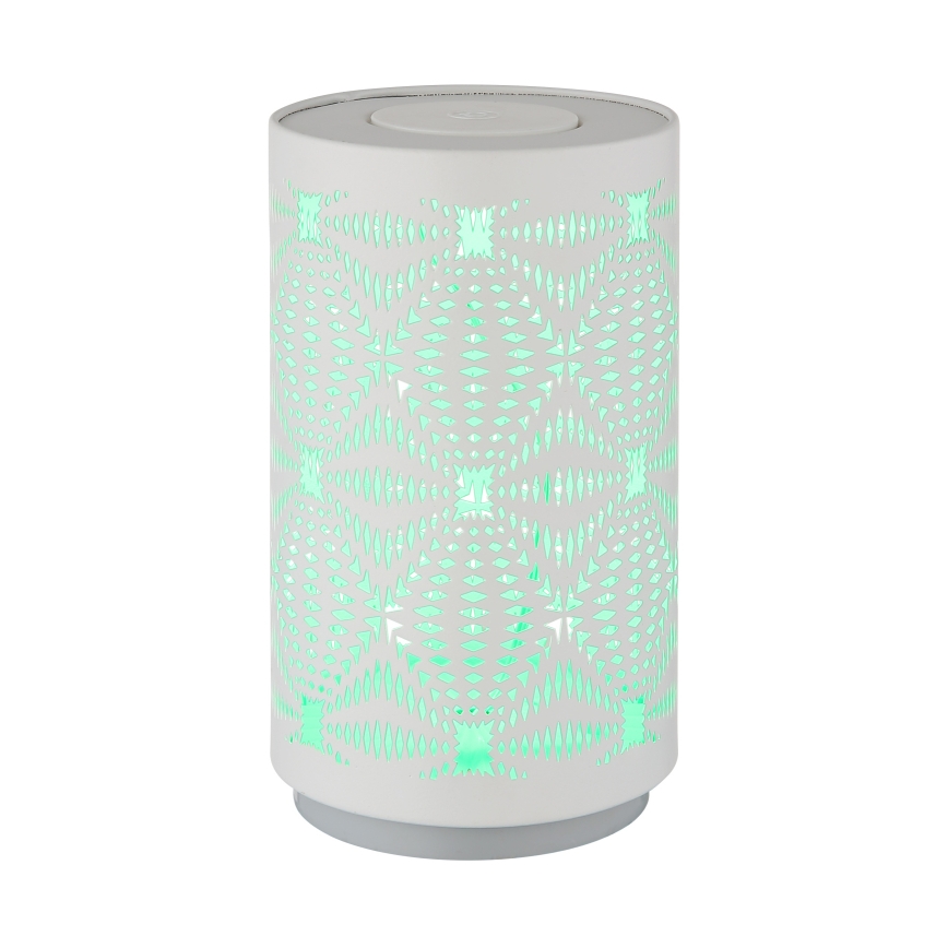 Globo - LED bordlampe m. RGB-farver og touch-funktion genopladelig LED/1W/5V 500 mAh hvid