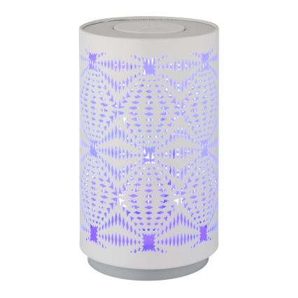 Globo - LED bordlampe m. RGB-farver og touch-funktion genopladelig LED/1W/5V 500 mAh hvid