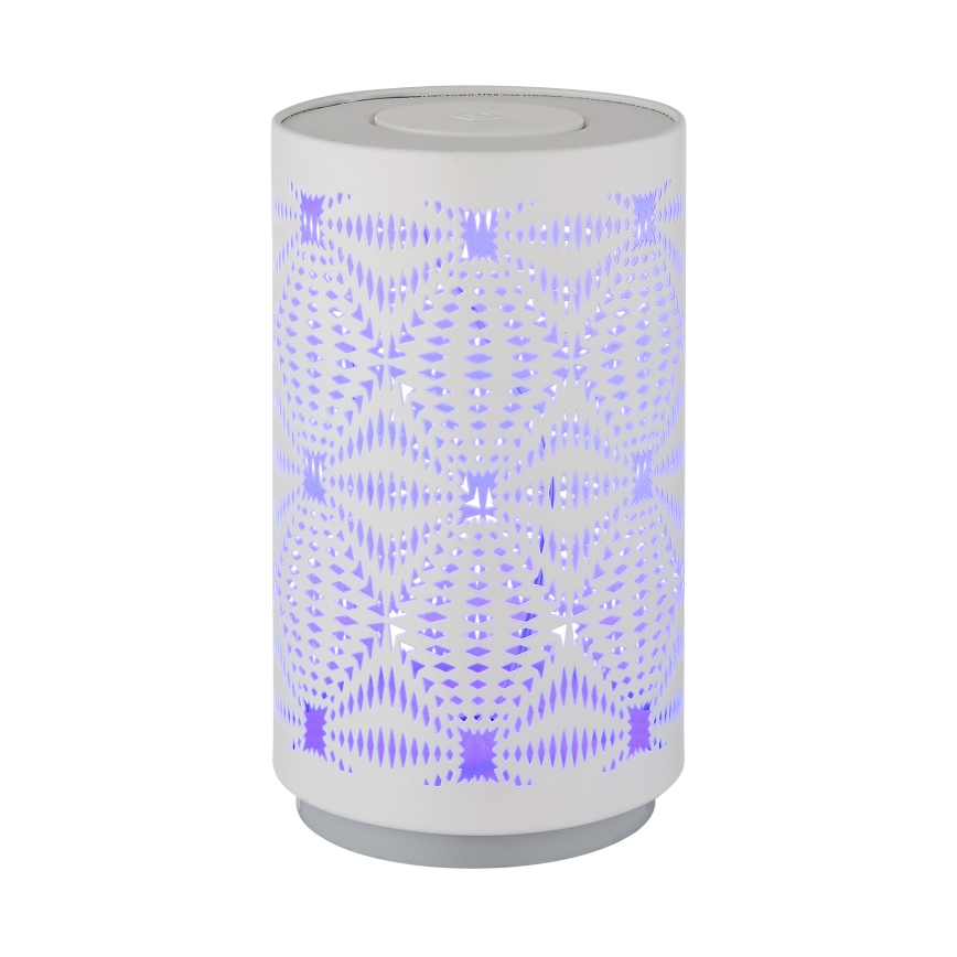 Globo - LED bordlampe m. RGB-farver og touch-funktion genopladelig LED/1W/5V 500 mAh hvid