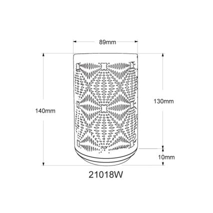 Globo - LED RGB Touch genopladelig bordlampe LED/1W/5V 500 mAh hvid