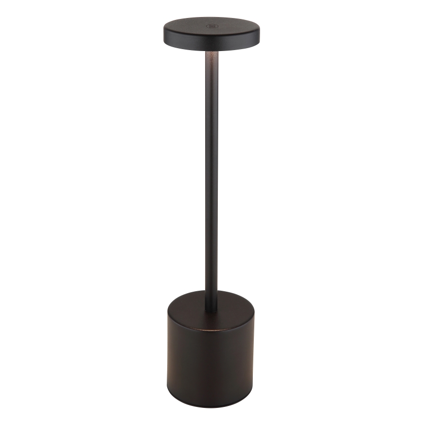 Globo - LED bordlampe m. touch-funktion dæmpbar LED/1,2W/3,7V 2000K/3500K/7000K 1200 mAh USB sort
