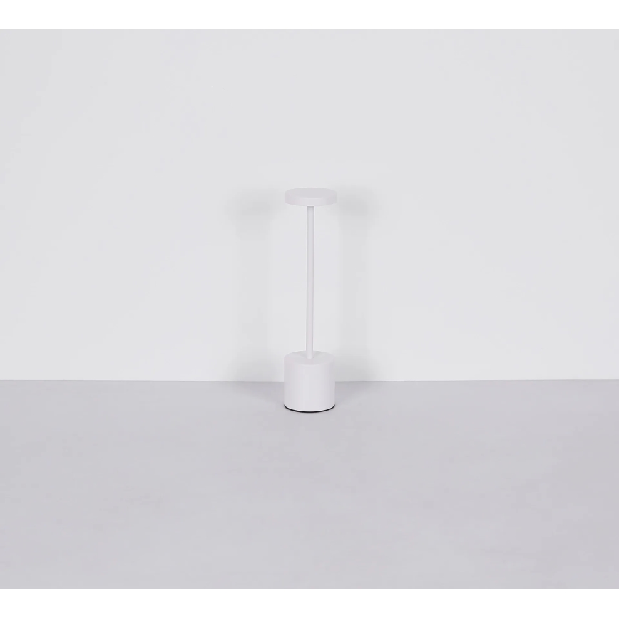 Globo - LED bordlampe m. touch-funktion dæmpbar LED/1,2W/3,7V 2000K/3500K/7000K 1200 mAh USB hvid
