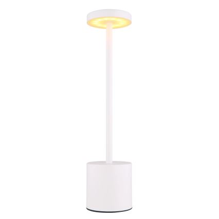 Globo - LED bordlampe m. touch-funktion dæmpbar LED/1,2W/3,7V 2000K/3500K/7000K 1200 mAh USB hvid