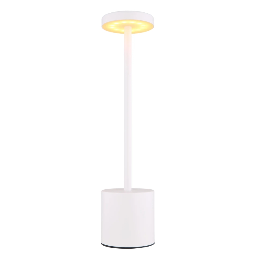 Globo - LED bordlampe m. touch-funktion dæmpbar LED/1,2W/3,7V 2000K/3500K/7000K 1200 mAh USB hvid