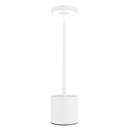 Globo - LED bordlampe m. touch-funktion dæmpbar LED/1,2W/3,7V 2000K/3500K/7000K 1200 mAh USB hvid