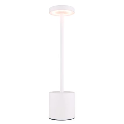 Globo - LED bordlampe m. touch-funktion dæmpbar LED/1,2W/3,7V 2000K/3500K/7000K 1200 mAh USB hvid