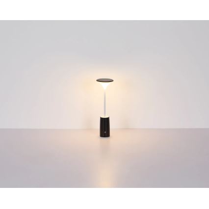 Globo - LED Genopladelig bordlampe m. touch-funktion dæmpbar LED/1,2W/3,7V 3000K 1500mAh sort