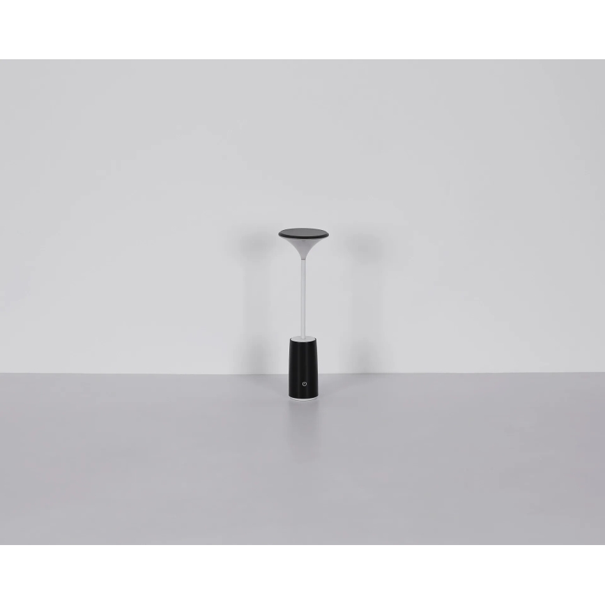 Globo - LED Genopladelig bordlampe m. touch-funktion dæmpbar LED/1,2W/3,7V 3000K 1500mAh sort