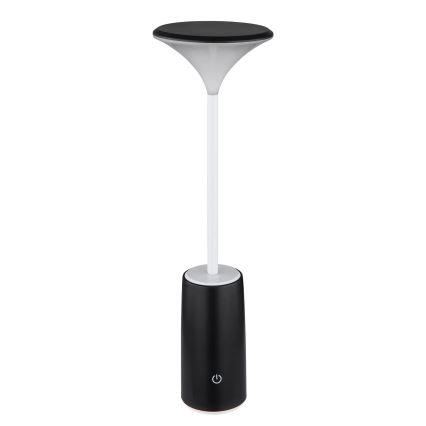 Globo - LED Genopladelig bordlampe m. touch-funktion dæmpbar LED/1,2W/3,7V 3000K 1500mAh sort