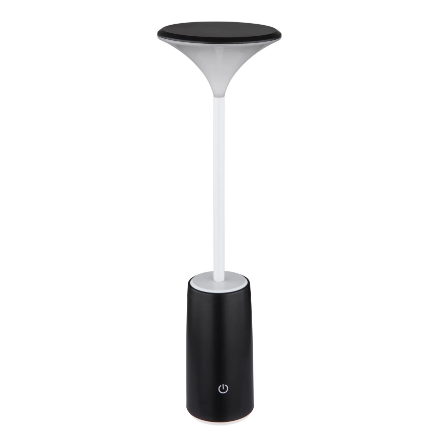 Globo - LED Genopladelig bordlampe m. touch-funktion dæmpbar LED/1,2W/3,7V 3000K 1500mAh sort