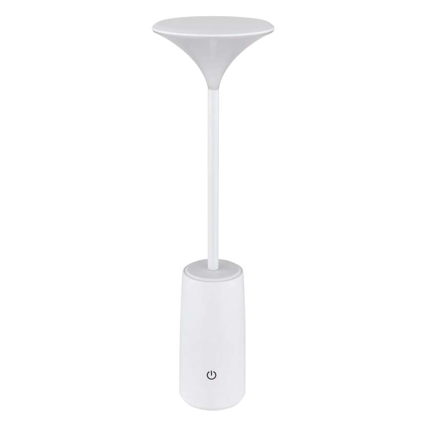 Globo - LED Genopladelig bordlampe m. touch-funktion dæmpbar LED/1,2W/3,7V 3000K 1500mAh hvid