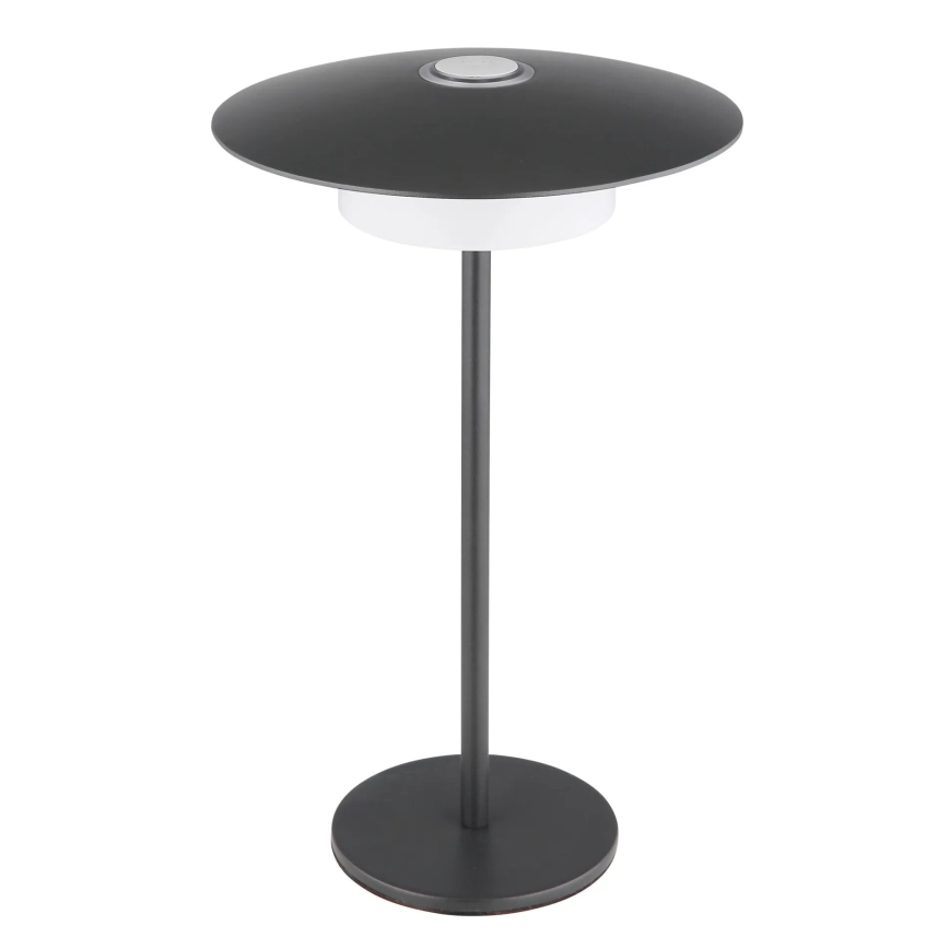 Globo - Udendørs LED bordlampe m. touch-funktion genopladelig LED/3W/3,7V 1800/2700/3000K IP44 1800 mAh grå