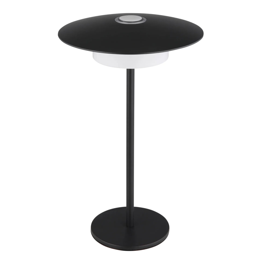 Globo - Udendørs LED bordlampe m. touch-funktion genopladelig LED/3W/3,7V 1800/2700/3000K IP44 1800 mAh sort