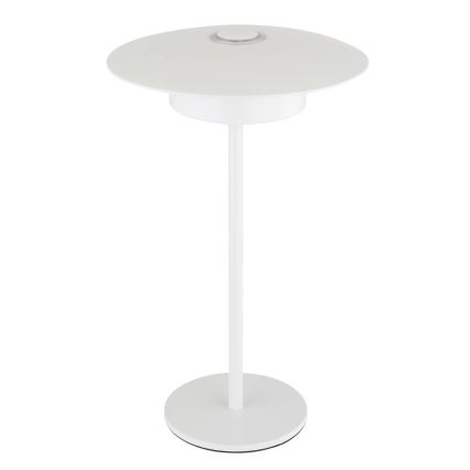 Globo - Udendørs LED bordlampe m. touch-funktion genopladelig LED/3W/3,7V 1800/2700/3000K IP44 1800 mAh hvid