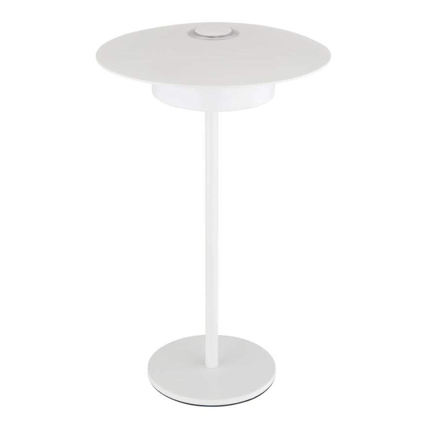 Globo - Udendørs LED bordlampe m. touch-funktion genopladelig LED/3W/3,7V 1800/2700/3000K IP44 1800 mAh hvid