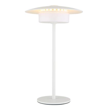 Globo - Udendørs LED bordlampe m. touch-funktion genopladelig LED/3W/3,7V 1800/2700/3000K IP44 1800 mAh hvid