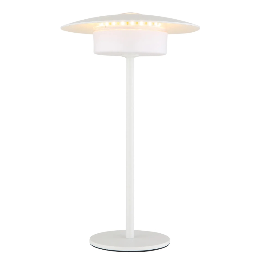 Globo - Udendørs LED bordlampe m. touch-funktion genopladelig LED/3W/3,7V 1800/2700/3000K IP44 1800 mAh hvid